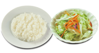 ライス＆サラダセット 商品イメージ写真