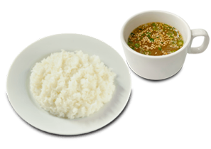 ライス＆スープセット 商品イメージ写真